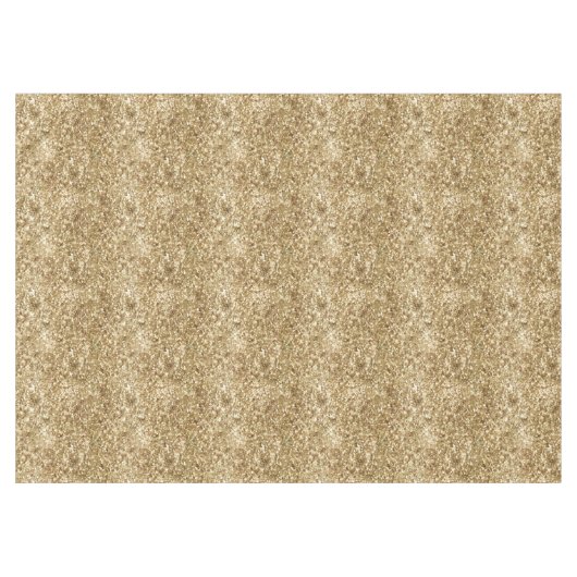 Gold Confetti Glitzer Tischdecke (Vorderseite (Horizontal))