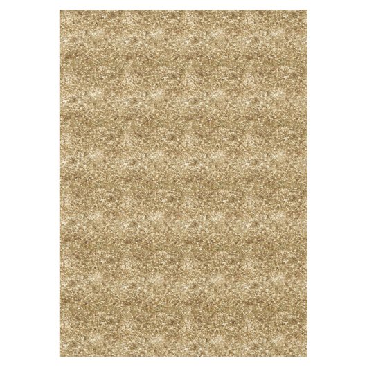 Gold Confetti Glitzer Tischdecke (Vorderseite)