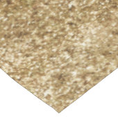 Gold Confetti Glitzer Tischdecke (Schrägansicht)