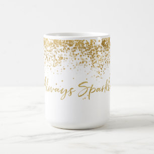 Gold Confetti Glitzy Sparkle Kaffeetasse