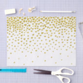 Gold Confetti Hearts Seidenpapier (Handwerk)