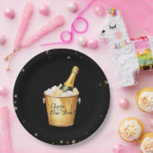 Gold Confetti jubelt für das neue Jahr Pappteller (Party)