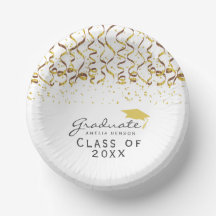 Gold Confetti-Klasse des Abschlusses