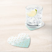 Gold Confetti Mini Watercolor Untersetzer (Vor Ort)