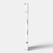 Gold Confetti Monogram IPad Air Hüllen (Rückseite / Rechts)