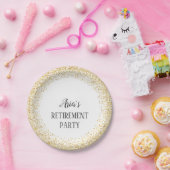 Gold Confetti Rentirement Party Teller (Party)
