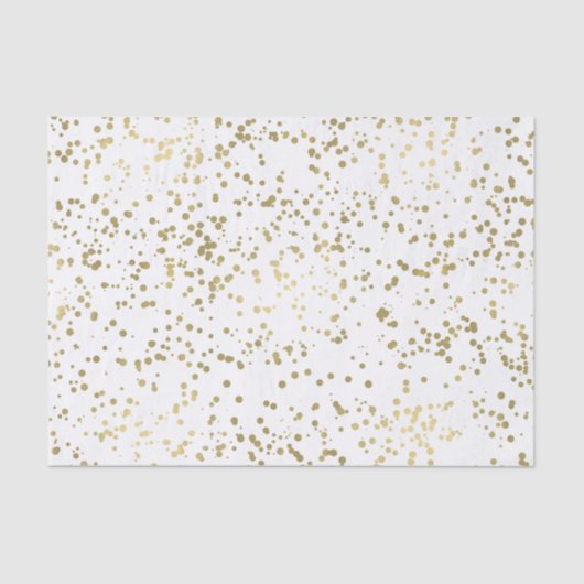 Gold Confetti Seidenpapier (Vorderseite)