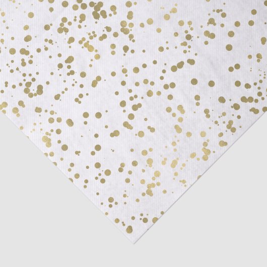 Gold Confetti Seidenpapier (Ausschnitt)