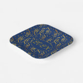 Gold Confetti Silvester Party Teller gestorben (Gewinkelt)