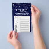 Gold Confetti über das Verschwinden von Word-Nachr Flyer (Handgriff)