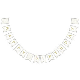 Gold Confetti Wasserfarben Dots Jagdflagge Wimpelkette