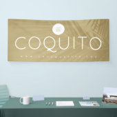 Gold Coquito Banner (Messe)