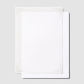 Gold Corners Wedding  Pergament Einladungen (Versetzt)