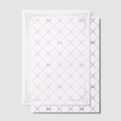 Gold Corners Wedding  Pergament Einladungen (Versetzt (Einladung))