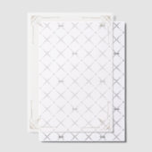 Gold Corners Wedding  Pergament Einladungen (Versetzt (Einladung))