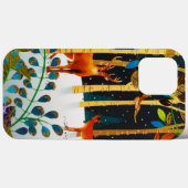 Gold Cosy Winter Dewald Wasserfarbe Case-Mate iPhone Hülle (Rückseite (Horizontal))