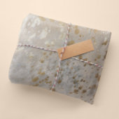 Gold Cowhide Print Metallic Geschenkpapier Set