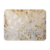 Gold Cowhide Print Metallic Magnet (Horizontal)