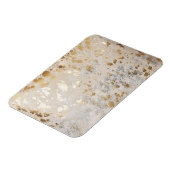 Gold Cowhide Print Metallic Magnet (Linke Seite)