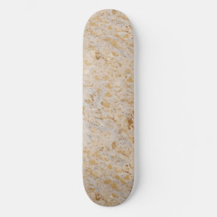 Gold Cowhide Print Metallic Minimaler Western Skateboard