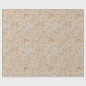 Gold Cowhide Print Metallic Packpapier (Flach)