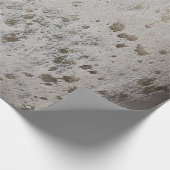 Gold Cowhide Print Metallic Packpapier (Ecke)