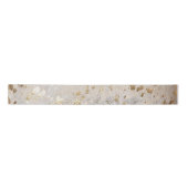 Gold Cowhide Print Metallic Satinband (Vorderseite)