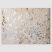 Gold Cowhide Print Metallic Seidenpapier (Vorderseite)