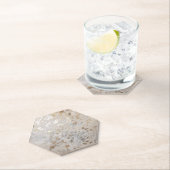 Gold Cowhide Print Metallic Untersetzer (Vor Ort)