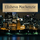 Gold CPA Office Door Sign Name Plate Türschild