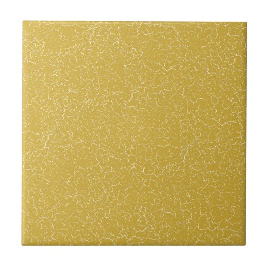Gold Crackle Glaze Solid Color Tile Fliese (Vorderseite)