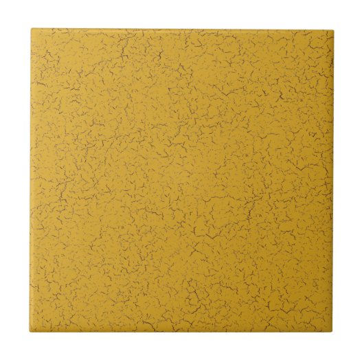 Gold Crackle Glaze Solid Color Tile Fliese (Vorderseite)