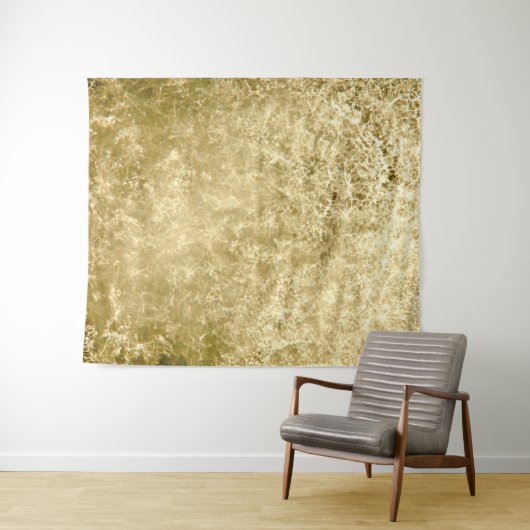 Gold Crackle Tapestry Wandteppich (Beispiel (Horizontal))