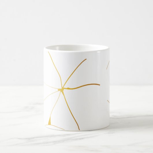 Gold Cracks Kaffeetasse (Mittel)