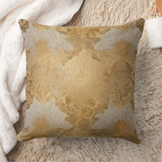 Gold & cream AI art  Kissen