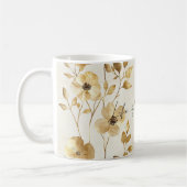 Gold Cream Flowers Kaffeetasse (Links)