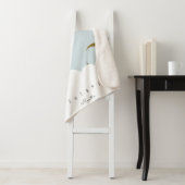 Gold Crescent Moon & Stars Grau Meilenstein Sherpadecke (Beispiel)