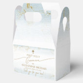 Gold Cross Boy Vielen Dank für die erste heilige K Geschenkschachtel (Geöffnet)