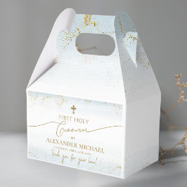 Gold Cross Boy Vielen Dank für die erste heilige K Geschenkschachtel