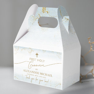 Gold Cross Boy Vielen Dank für die erste heilige K Geschenkschachtel
