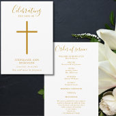 Gold Cross Celebration of Life Order of Service Programm