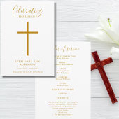 Gold Cross Celebration of Life Order of Service Programm