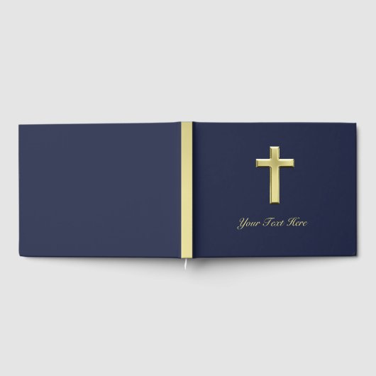 Gold Cross Gästebuch (Voll)