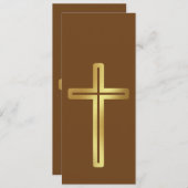 Gold Cross Lesezeichen (Vorne/Hinten)