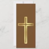 Gold Cross Lesezeichen (Vorderseite)