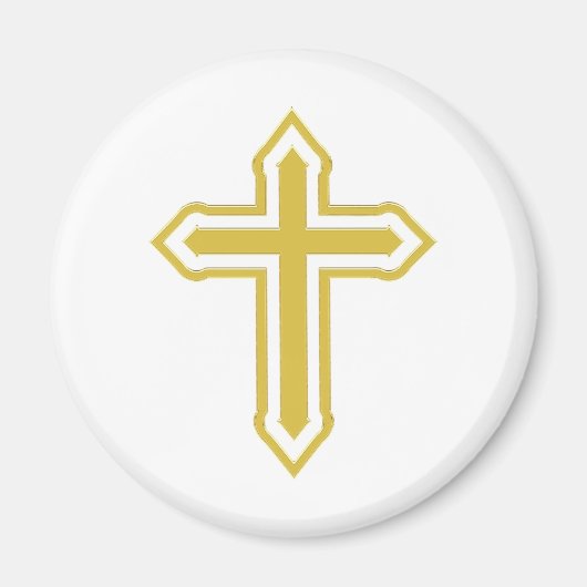 Gold Cross Magnet (Vorne)