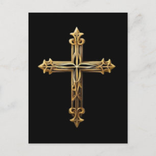Gold Cross Postkarte