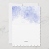 Gold Cross Religious Einladung (Rückseite)