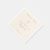 Gold Cross und Laurels Serviette (Ecke)