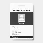 Gold Cross Wing Ausweis (Rückseite)